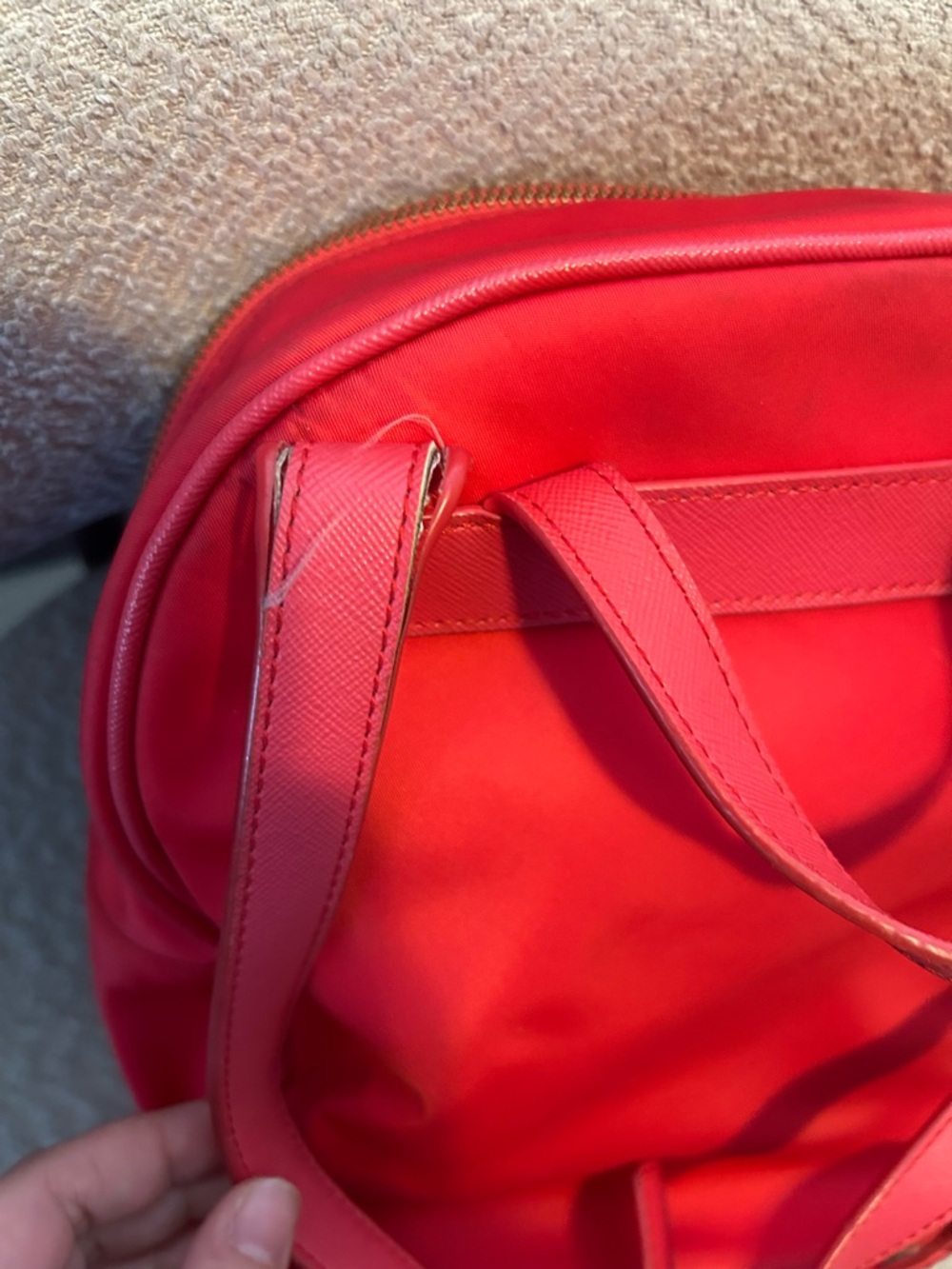 Kate Spade Red Nylon Mini Backpack - Picture 6 of 10